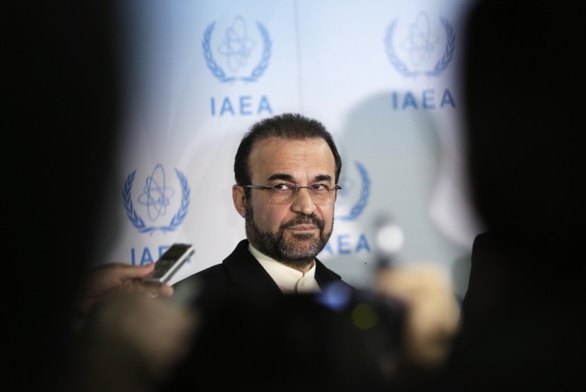Iran's ambassador to the International Atomic Energy Agency (IAEA) Reza Najafi (file photo)