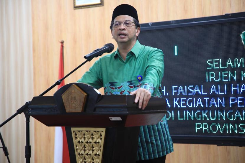 Irjen Kemenag Faisal Ali Hasyim di Jakarta, Jumat (29/12/2023), mengatakan Itjen Kemenag berhasil mengawal terbentuknya 187 UPG.