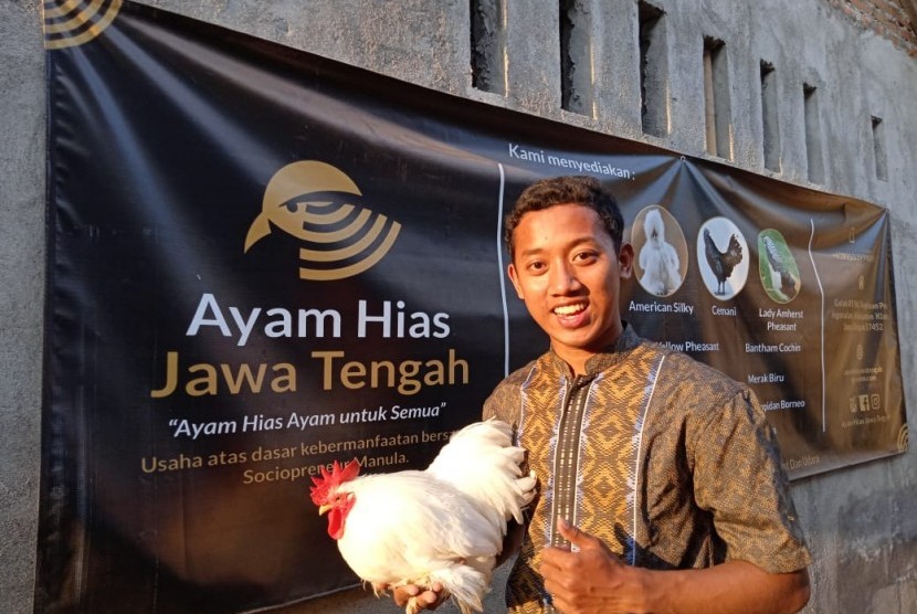 Irul, wiraswastawan ayam hias.