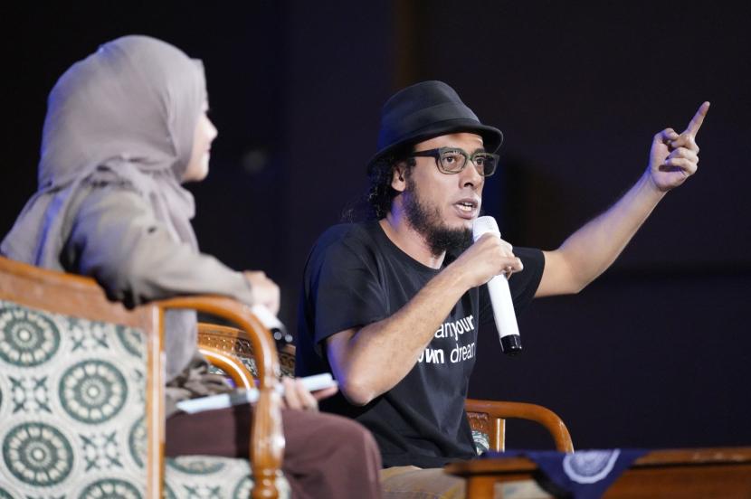 Ismail Basbeth, sutradara film yg menjadi salah satu pembicara dalam acara pembukaan Masa Ta