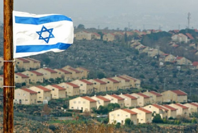 Permukiman Israel di lingkungan Yerusalem.