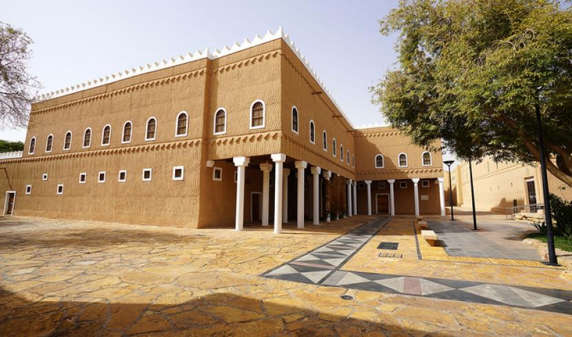 Istana bersejarah di Riyadh, Arab Saudi.