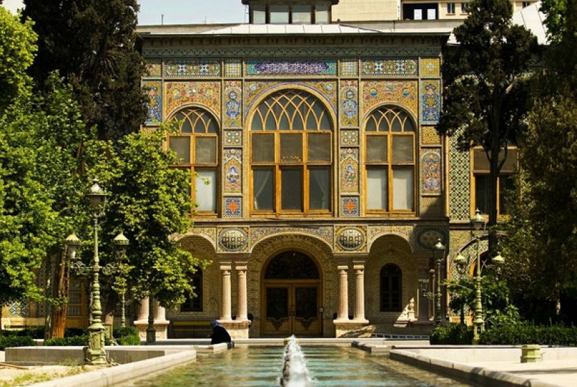 Istana Golestan di Teheran, Iran.