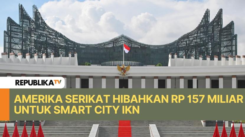 Istana Negara di Ibu Kota Nusantara di Kalimantan Timur.