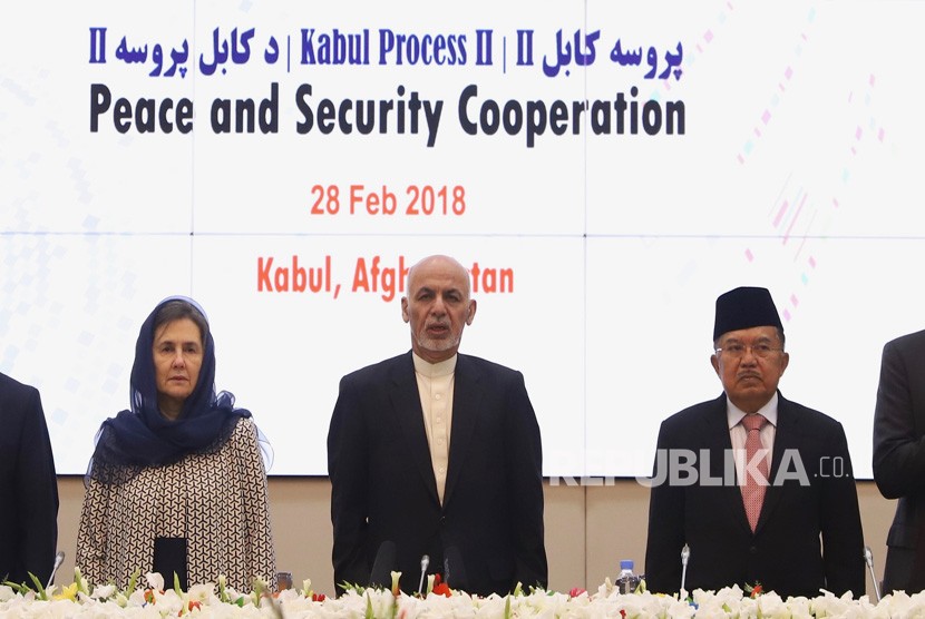 Kabul Peace Process Conference yang dihadiri Wakil Presiden RI Jusuf Kalla dan Presiden Afganistan, Ashraf Ghani