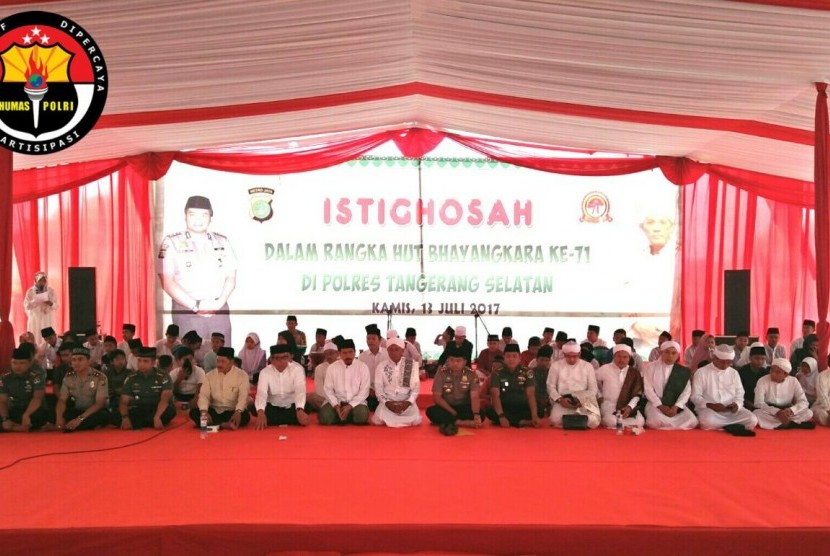 Istighosah di Polres Tangsel