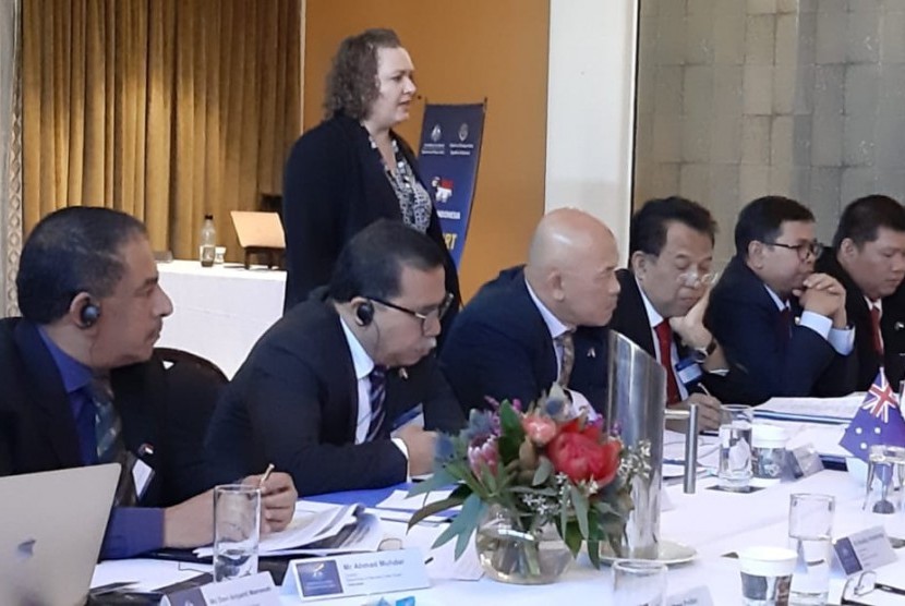 Isu terkait keamanan laut dan pelabuhan menjadi topik pembahasan utama di sektor maritim pada pertemuan Australia-Indonesia Transport Security Forum 2019 yang dihelat di Canberra, (18/10), Australia.