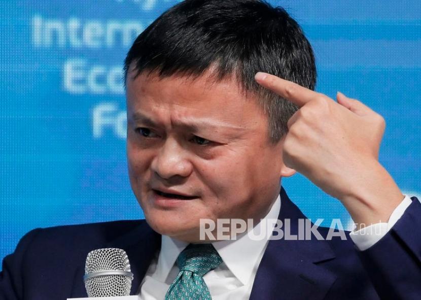 Jack Ma, pendiri dan ketua eksekutif perusahaan e-commerce China, Alibaba Group.