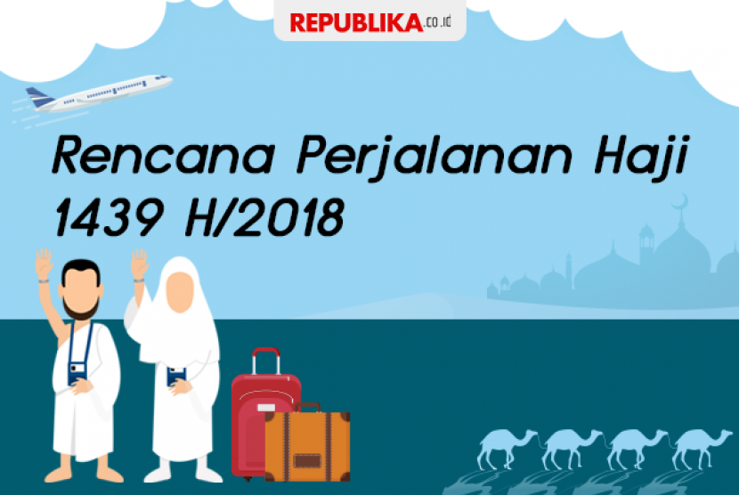 Jadwal perjalanan haji 2018.