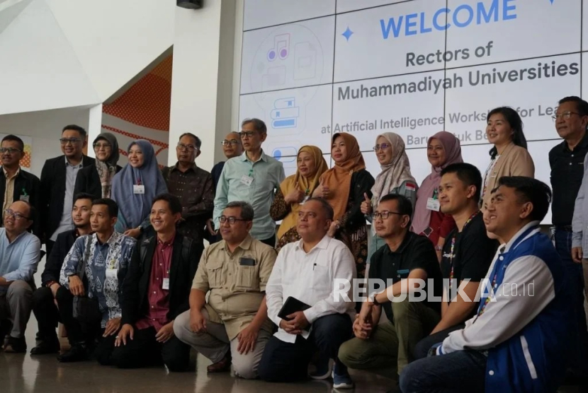 Jajaran Majelis Diktilitbang PP Muhammadiyah dan sejumlah wakil PTMA menyambangi kantor Google Indonesia di Jakarta, Jumat (1/8/2025).