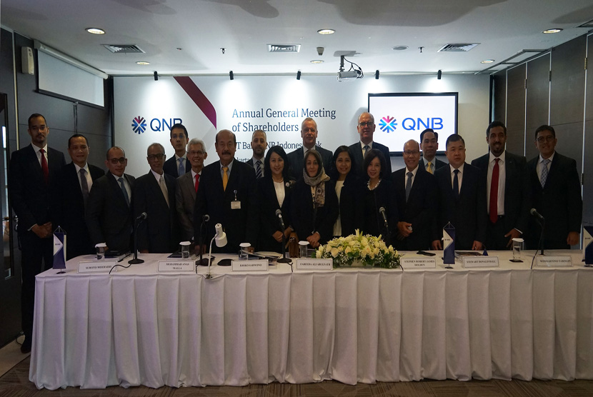 PT Bank QNB Indonesia mendapatkan suntikan modal sebesar 30 juta dolar AS dari pemegang saham pengendali yakni Qatar National Bank (Q.P.S.C).