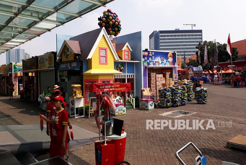 Jakarta Fair masih ramai dipadati pengunjung selama libur Lebaran Idul Fitri. (Ilustrasi).