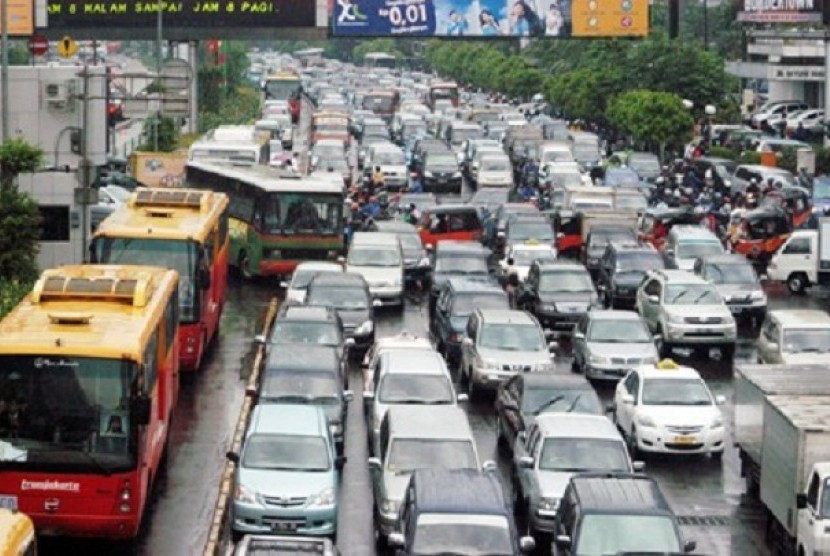 Jakarta masuk dalam sepuluh kota termacet di dunia.