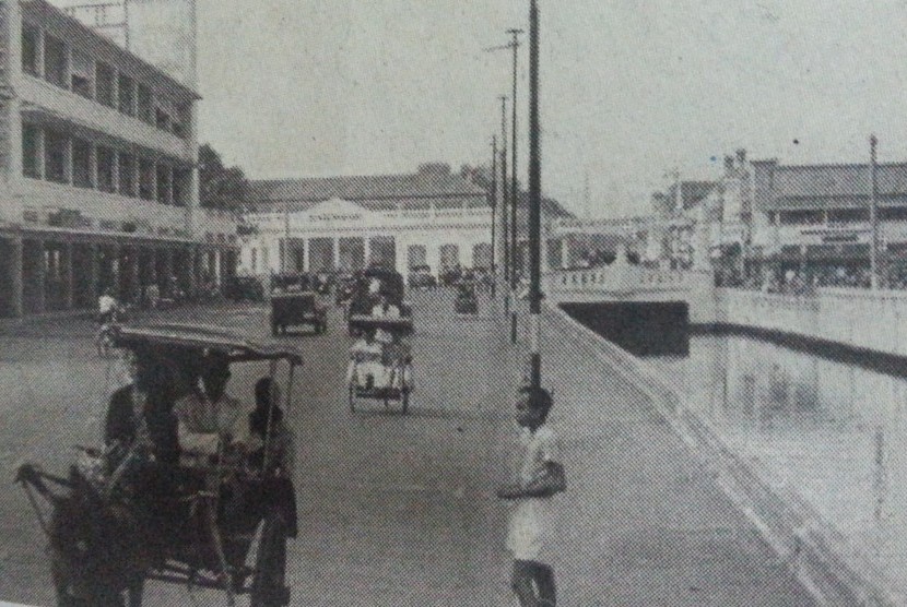 Jalan Hayam Wuruk tahun 1950-an.