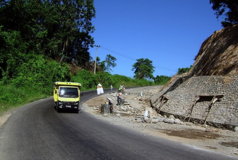 Jalan Lintas Sumatera/Jalinsum (ilustrasi).