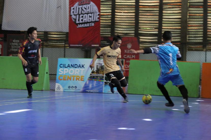 Jalannya pertandingan dari salah satu laga di Euro Futsal 2022.