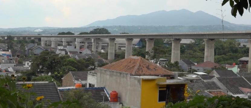 Jalur kereta cepat di kawasan Jawa Barat