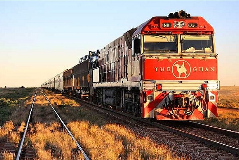 Jalur kereta ganda (ilustrasi)