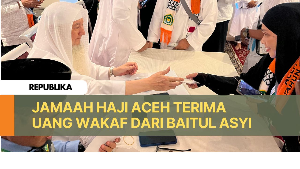 Jamaah haji asal Aceh terima uang wakaf dari Baitul Asyi.