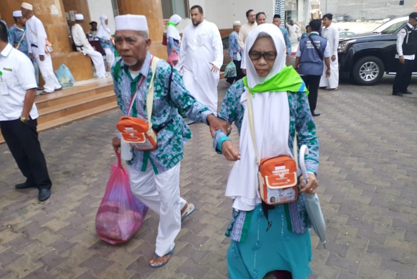 Ilustrasi. Jamaah Haji Bandung Lakukan Persiapan Jalani Puncak Haji