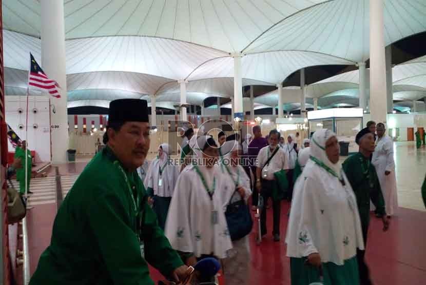 Malaysia Perbarui Tabungan Haji dengan Sistem Wakalah. Foto ilustrasi jamaah haji asal Malaysia sudah tiba di Arab Saudi melalui Bandara Internasional King Abdul Aziz, Jeddah, Arab Saudi.