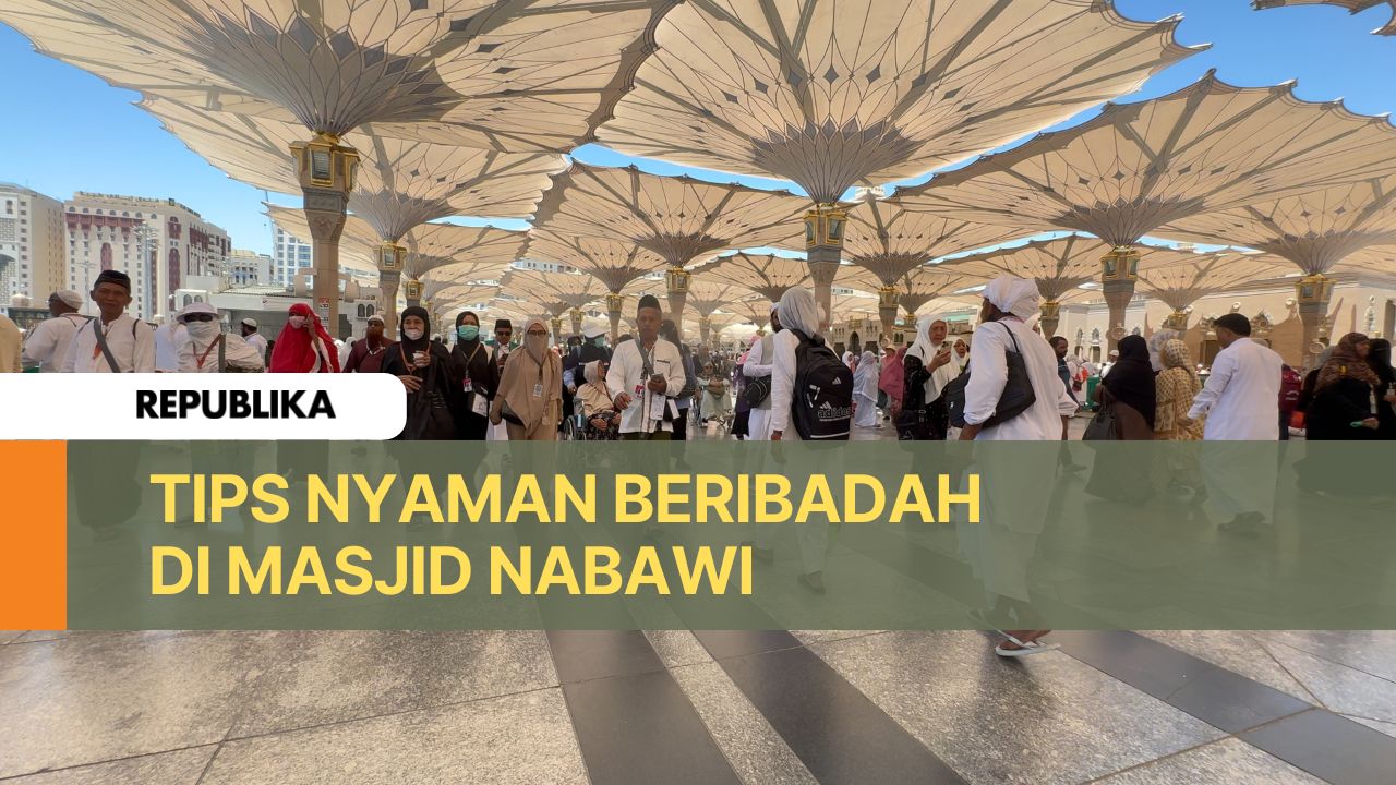 Jamaah haji dari seluruh dunia mulai memadati Masjid Nabawi, Madinah, Arab Saudi.