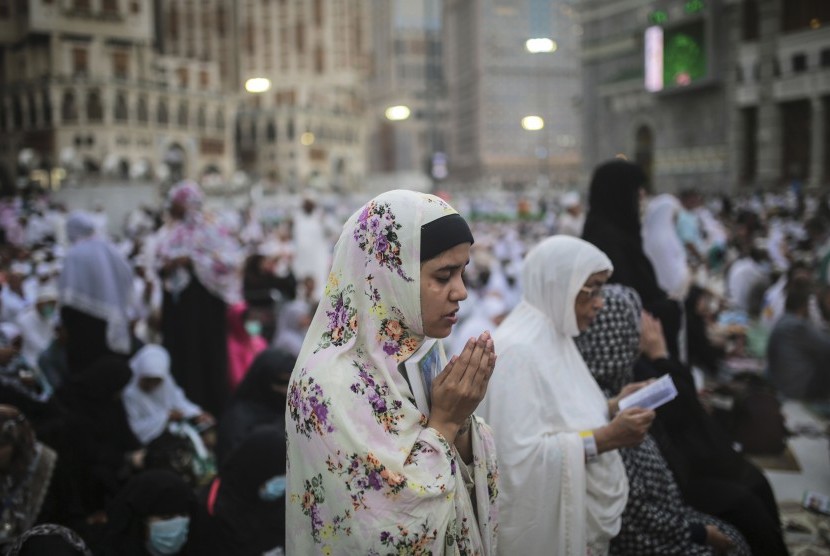  Jamaah haji di kota Makkah