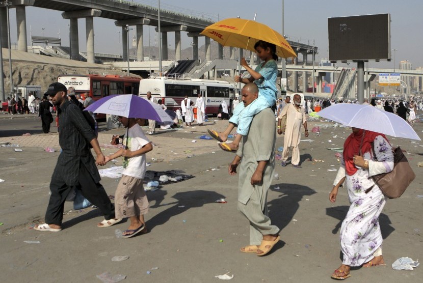 Jamaah haji di Makkah.