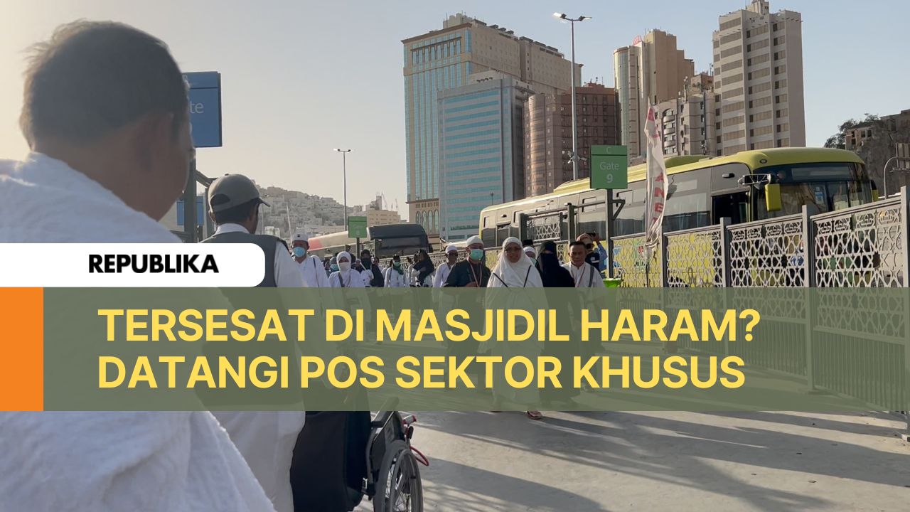 Jamaah haji Indonesia di Makkah, Arab Saudi.