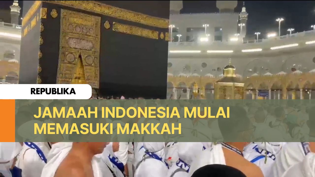 Jamaah haji Indonesia mulai memasuki kota suci Makkah