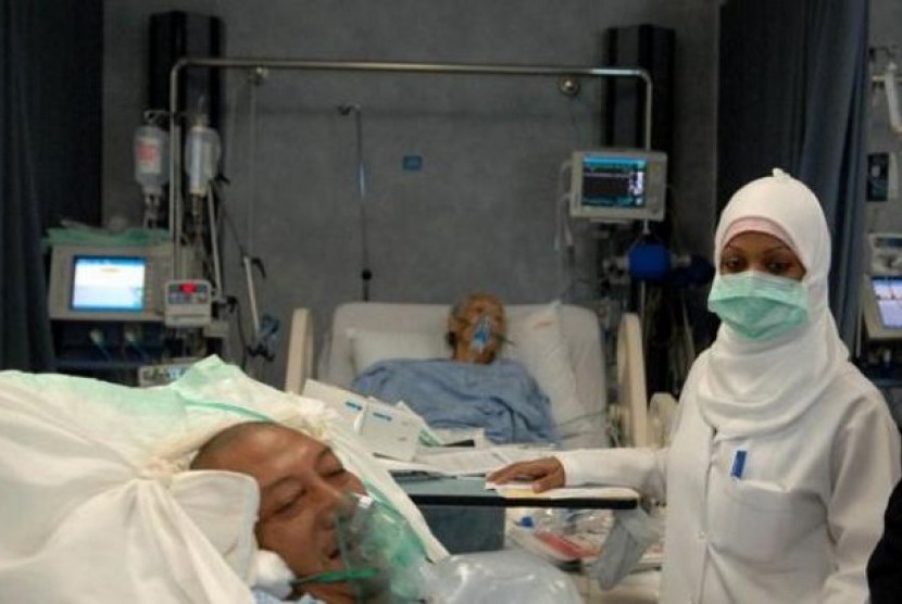 Jamaah Haji Indonesia yang sakit dan dirawat di Rumah Sakit Arab Saudi.
