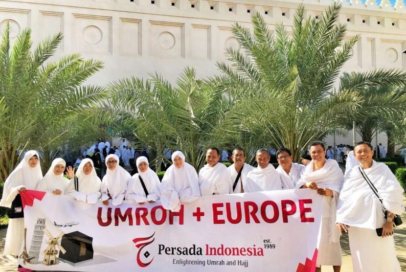 Jamaah umrah Persada Indonesia. (Ilustrasi)
