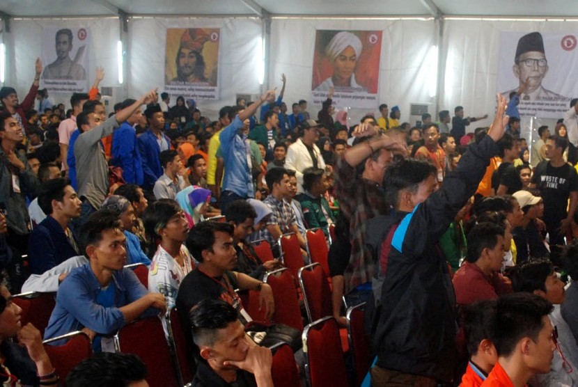 Jambore Nasional Mahasiswa Indonesia di Cibubur, Jakarta Timur.