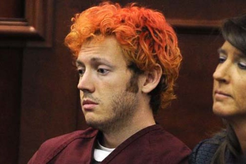 James Holmes di pengadilan 