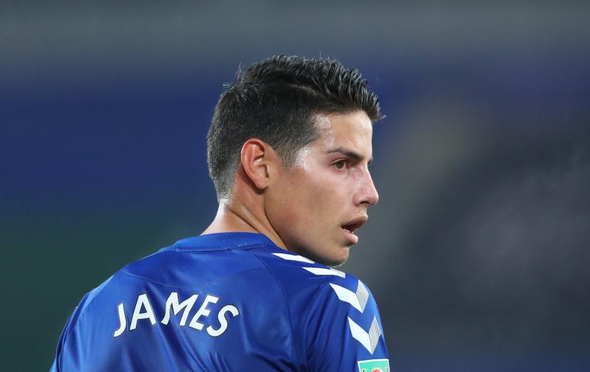 Gelandang serang Everton James Rodriguez.