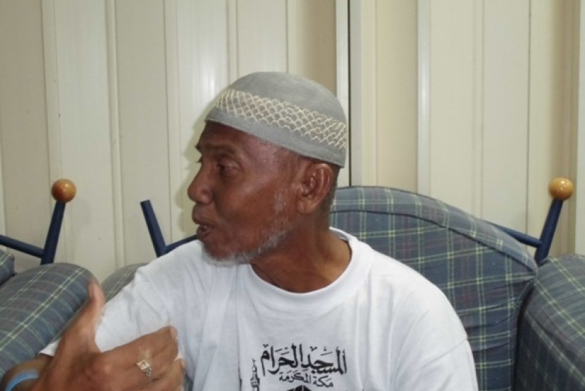 Jamian, jamaah haji non-kuota asal Medan, Sumatera Utara tersesat selama tiga hari di Makkah.