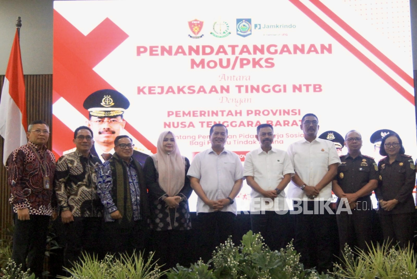 Jamkrindo mendukung program pelatihan bagi peserta pidana kerja sosial di Nusa Tenggara Barat. 