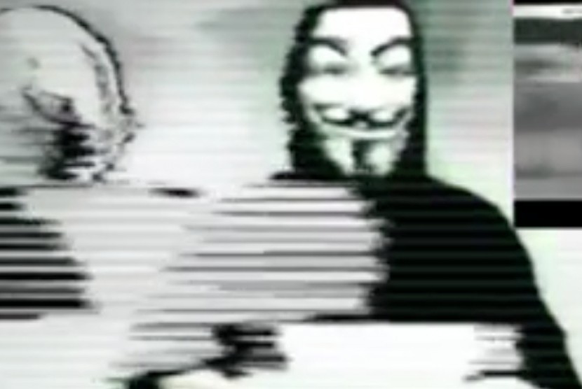 Jaringan aktivis peretas yang menyebut dirinya Anonymous.