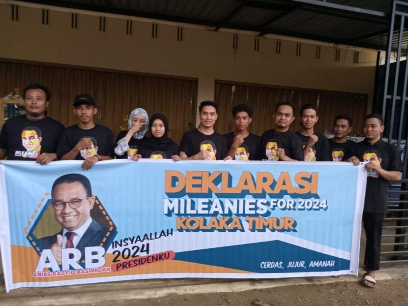 Jaringan Nasional Mileanies mendeklarasikan dukungan pada Anies Baswedan untuk di wilayah Kolaka Timur, Sulawesi Tenggara. 