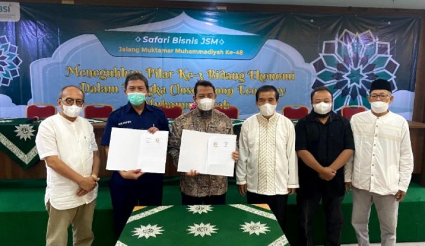 Jaringan Saudagar Muhammadiyah (JSM) mengadakan Safari Bisnis JSM Jelang Muktamar Muhammadiyah ke-48, di Universitas Muhammadiyah Semarang, Ahad  (24/4). 