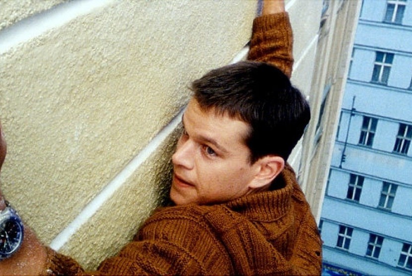 Matt Damon sebagai Jason Bourne dalam waralaba Bourne.