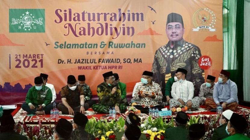 Gus Jazil meminta restu Kiai Said maju di pemilihan Ketua NU DKI Jakarta