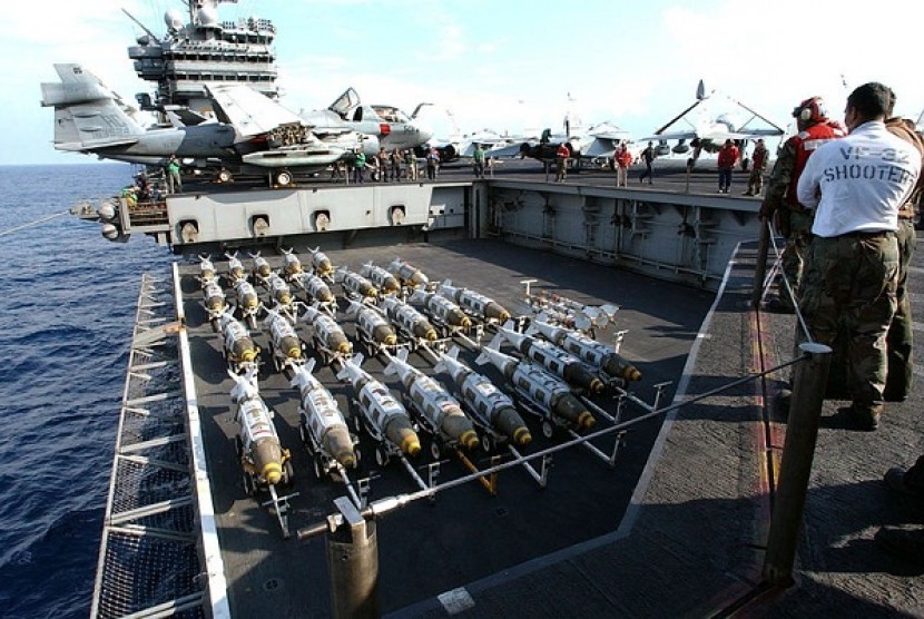 JDAMs prior to being loaded for operations over Iraq, 2003 (file photo)  