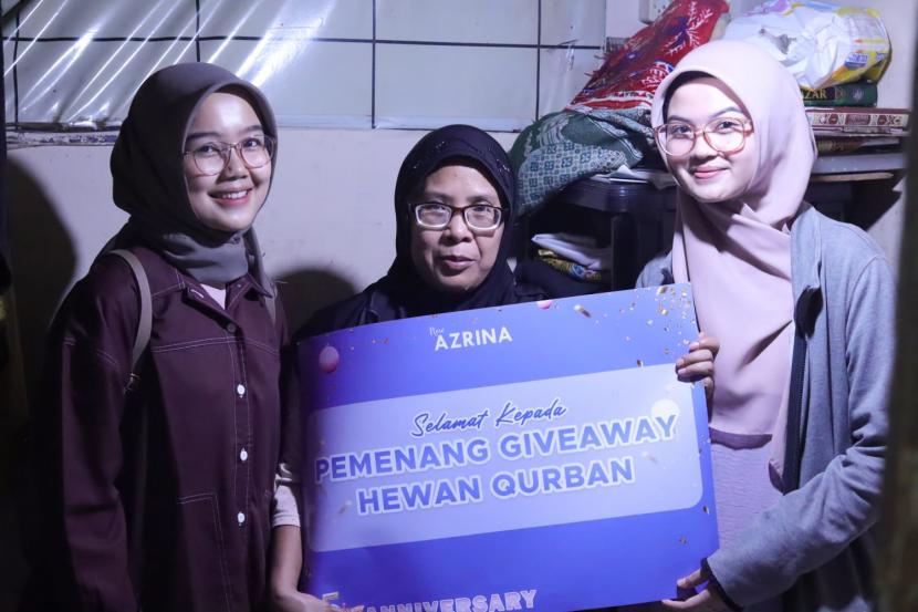 Jelang Idul Adha, Azrina Beauty Gelar <em>Giveaway</em> Hewan Kurban
