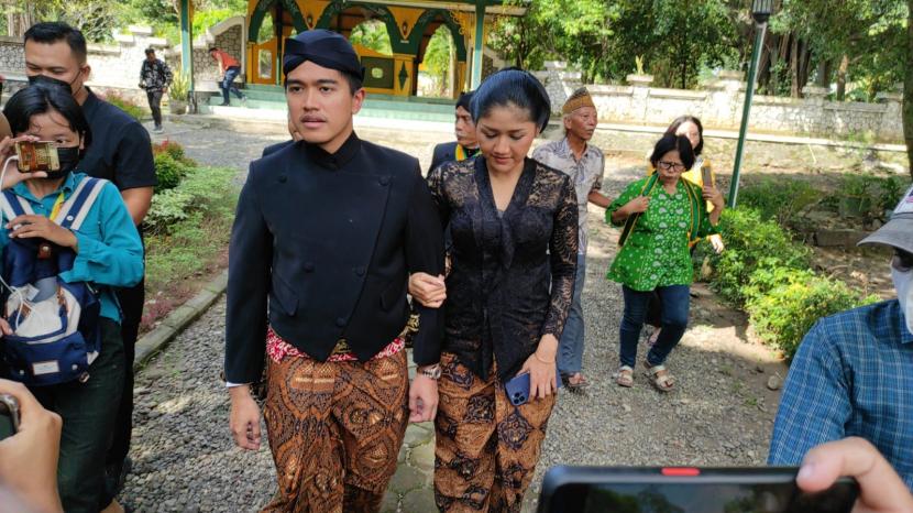 Jelang pernikahan, Kaesang-Erina Ziarah kubur di makam-makam leluhur Mangkunegara, Selasa (29/11/2022).