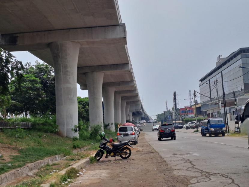Jembatan Layang Non-Tol (JLNT) Pluit, Jakarta Utara, Selasa (30/5/2023).