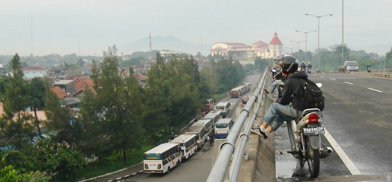 Jembatan layang Pasar Rebo. (ilustrasi)