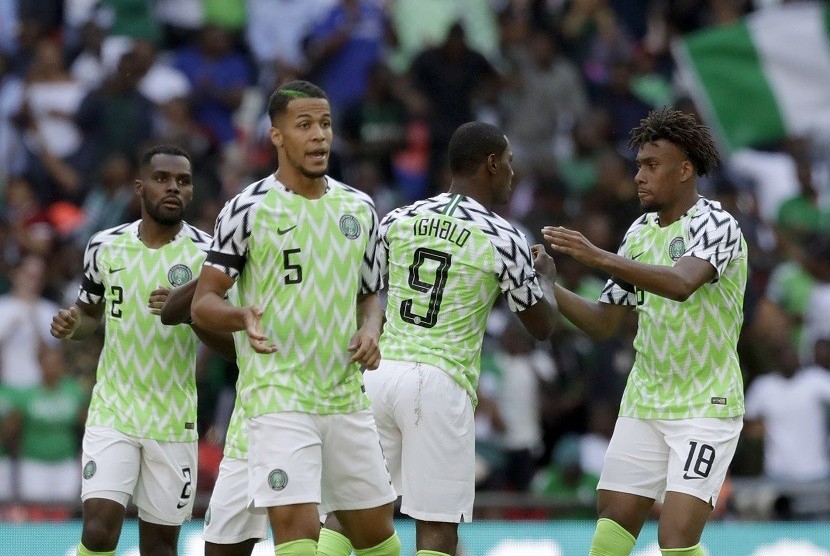 Jersey timnas Nigeria untuk Piala Dunia 2018