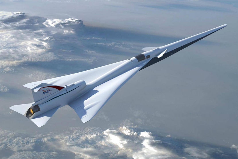 Jet Supersonic rancangan NASA