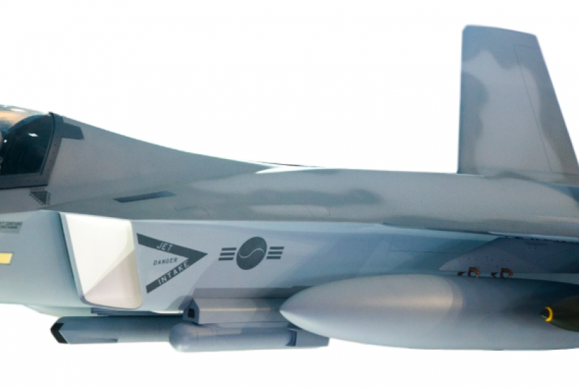 Jet tempur KF-X (Ilustrasi)